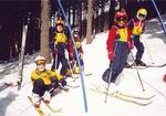 Děti před startem slalomu